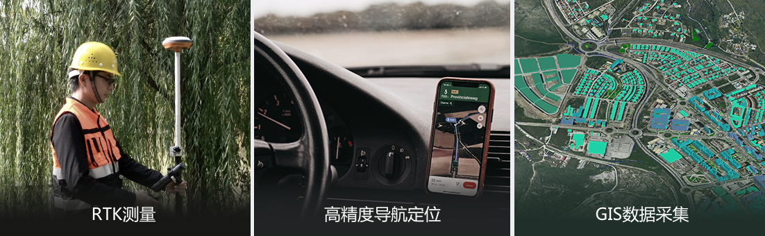 適用于RTK測量、高精度導航定位、GIS數(shù)據(jù)采集